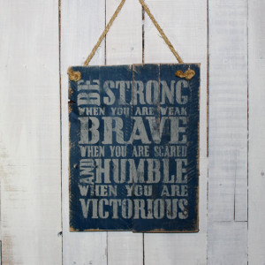 Rustic Wood Quote Sign - Hand Painted on Reclaimed Pallet Boards ...