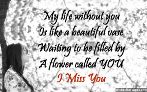 miss you messages for boyfriend: Missing you messages for him ...