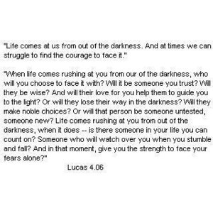 Lucas Quote One Tree Hill...