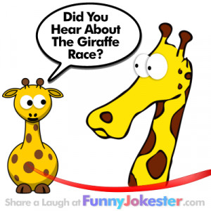 Funny Giraffe Joke Image