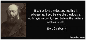 More Lord Salisbury Quotes