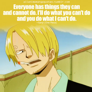 sanji quotes one piece