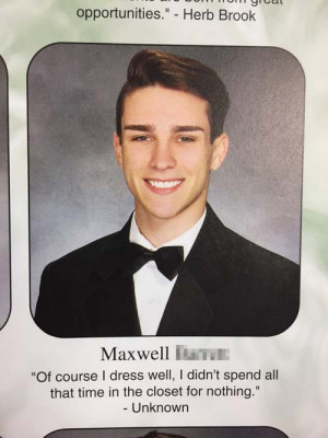 yearbook quotes 2015 dress well