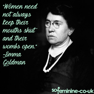 Emma Goldman Quotes On Feminism