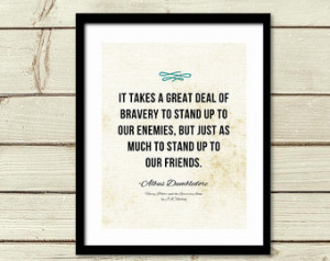 / Albus Dumbledore Quote Wall Art Print / Friends Quote / Graduation ...