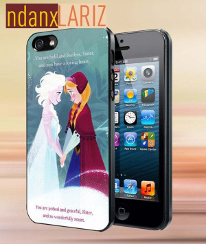 Disney Frozen anna and elsa Quote iPhone by NdanxlariZ on Etsy, $15.00