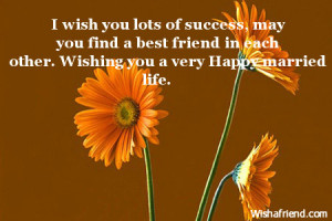 Best Wishes Quotes For Happy Married Life ~ Wedding Congratulations