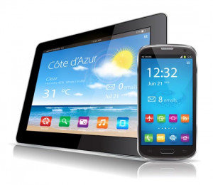 Smartphone Tablet and Laptop