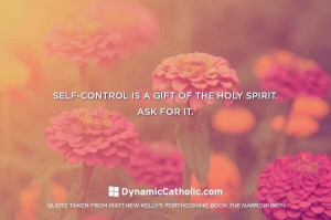 Self control...