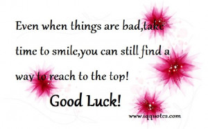 Good Luck Quotes and Sayings