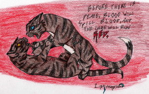 brambleclaw hawkfrost i i didn t want this hawkfrost fool