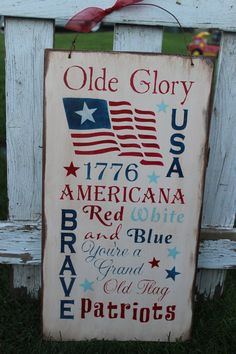 Patriotic Subway Art wood Sign on Etsy, $40.00 More
