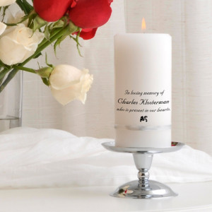 GC314 Personalized Memorial Candle Set.....$44.99