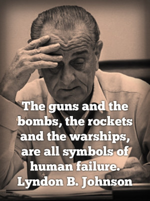 LBJ poster and quote