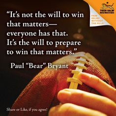 ... win that matters paul bear bryant # motivation # inspiration bear