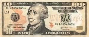 US dollars are funny money. fiat currency backed by debt and nothing ...