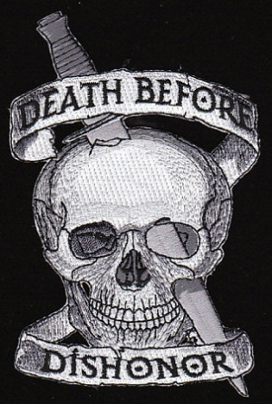 Army Special Forces Patch Death Before Dishonor