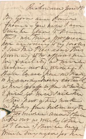 Letter to Alexander Boteler, June 19, 1863