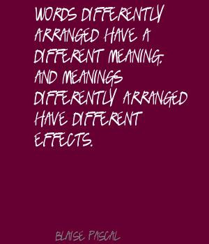 Different Meaning Quotes