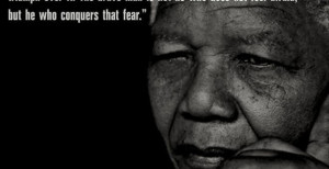 Home > Motivational Wallpapers > Quote on Courage by Nelson Mandela..