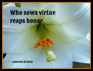 inspirational quotation by Leonardo da Vinci
