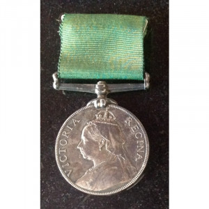 One: Volunteer Long Service Medal 1895-1930, VR (Unnamed as issued)