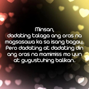 Best Sweet Tagalog Love Quotes collections for you.