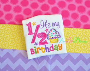happy happy 1 2 birthday it s my half birthday baby shower gift happy ...