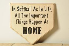 Homes Plates Softball Signs, Baseball Quotes, Things Happen, Baseball ...