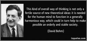 kind of overall way of thinking is not only a fertile source of new ...