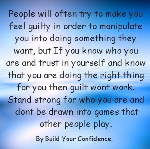 They are ridiculous. Next time someone tries to send you on a guilt ...