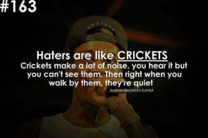 Don't be a hater...