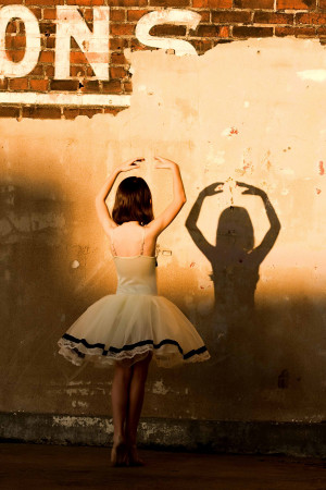 ballet, dance, shadow, childhood, little girl,tutu,photography ...