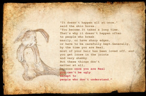 The Velveteen Rabbit..love this.