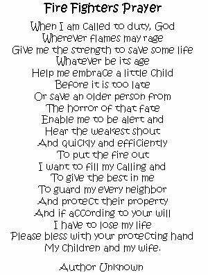 Firefighter Quotes Prayers and Sayings http://www.myspace.com/vfr544#!