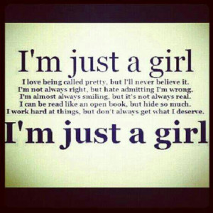 just a girl