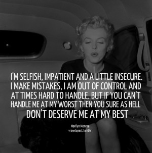 ... Monroe Quotes Inspiration And Cute: Marilyn Monroe Quote In The Car