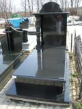 Western Style China Black Cemetery Headstones (TTS-010)