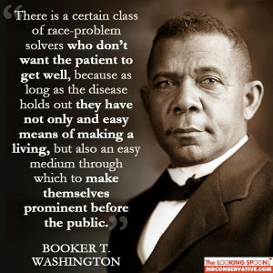Booker T Washington on Race Baiters
