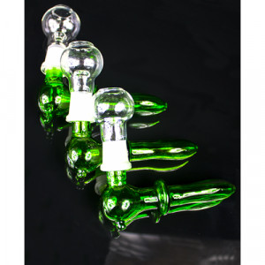 ct. Glass Wax Pipe (Green)