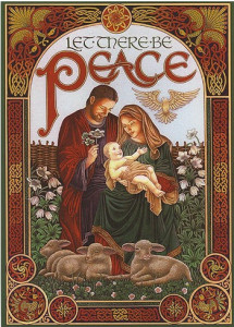 Christmas Cards – Let There Be Peace Celtic Design Cards