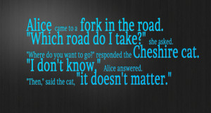 Typographic Alice in Wonderland