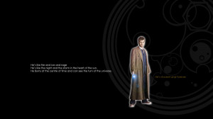 Doctor Who Tenth Doctor wallpaper with Tim Latimer quote