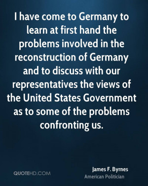 ... United States Government as to some of the problems confronting us