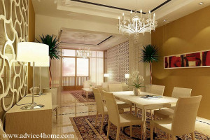 Open Concept Serene Dining