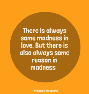Madness in Love New Love Quote