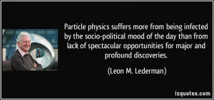 Particle physics suffers more from being infected by the socio ...
