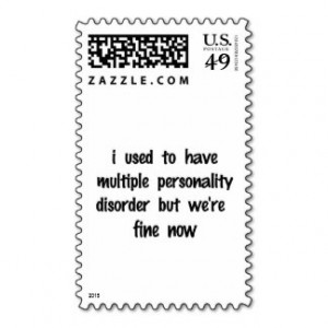 Split Personality Postage Stamps