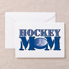 Hockey Mom Greeting Card for