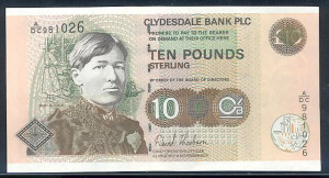 POUND NOTE FRONT AND BACK